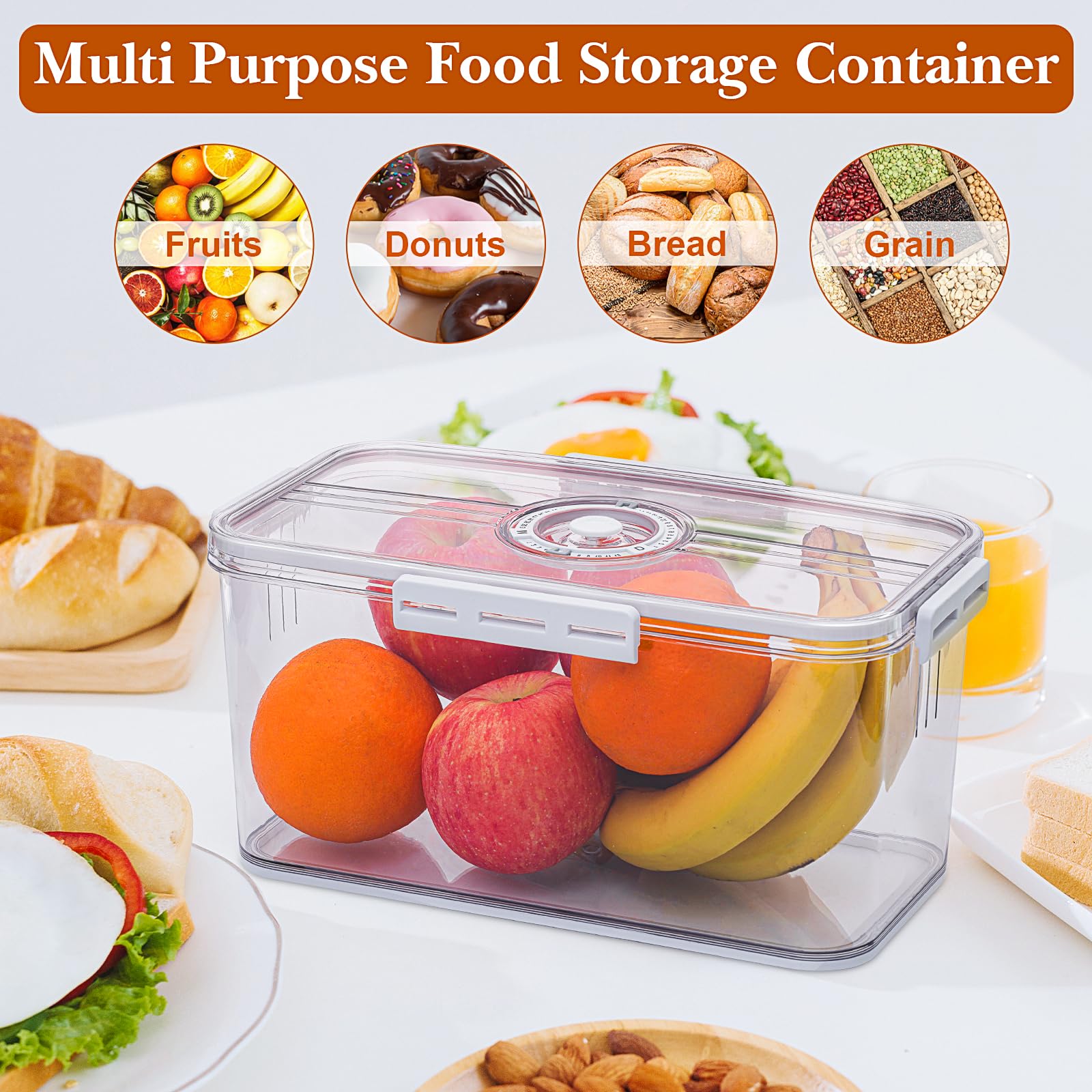 ANYPROLUS Caja pan uso-multi ideal para frutas y verduras.