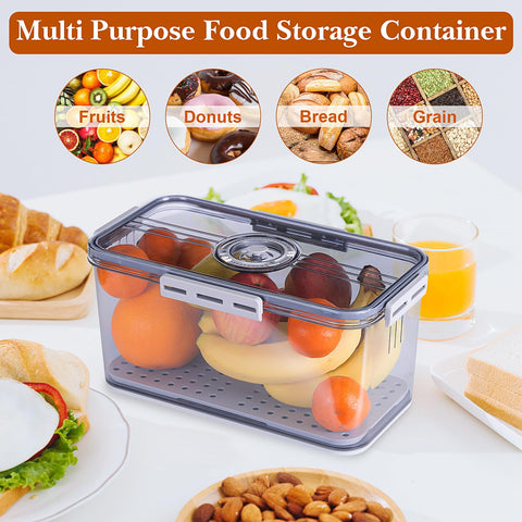 ANYPROLUS Panera uso multifuncional, guarda pan, frutas o granos.