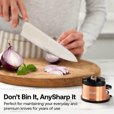 AnySharp Chef: ahorro en afilado en casa sin costos extra.