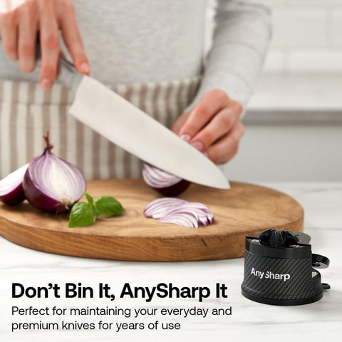 Seguridad para todos, incluso mayores o principiantes, gracias a AnySharp Edition.