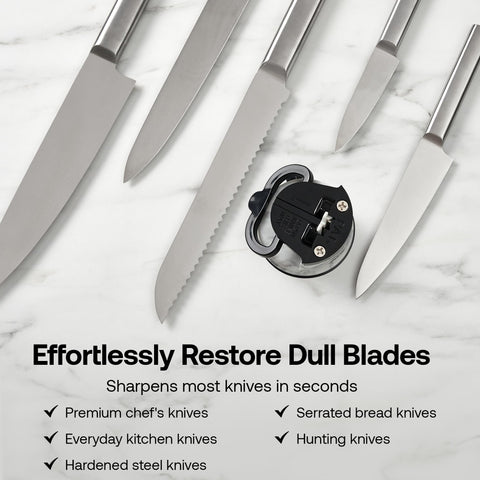 AnySharp Editions ayuda a mantener afiladas las cuchillas en la cocina diaria