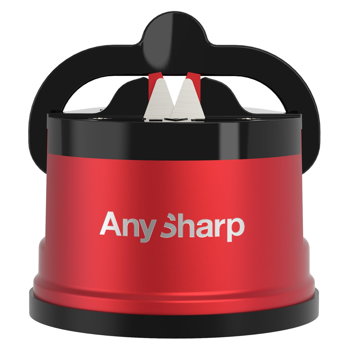 AnySharp Pro afilador con base de ventosa para mayor seguridad y estabilidad.