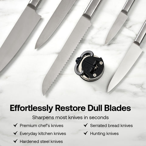 AnySharp Pro Metal: diseño-compacto facilita guardado en cajón