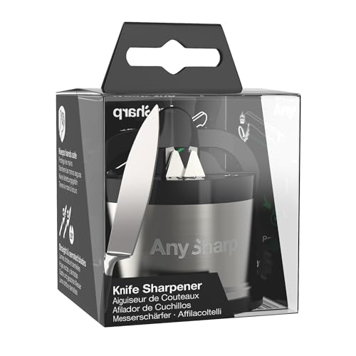 AnySharp Pro Metal: guardado-cajon compacto para almacenamiento ordenado