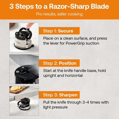 AnySharp Pro Metal: uso-domestico-hogar ideal para cocina diaria