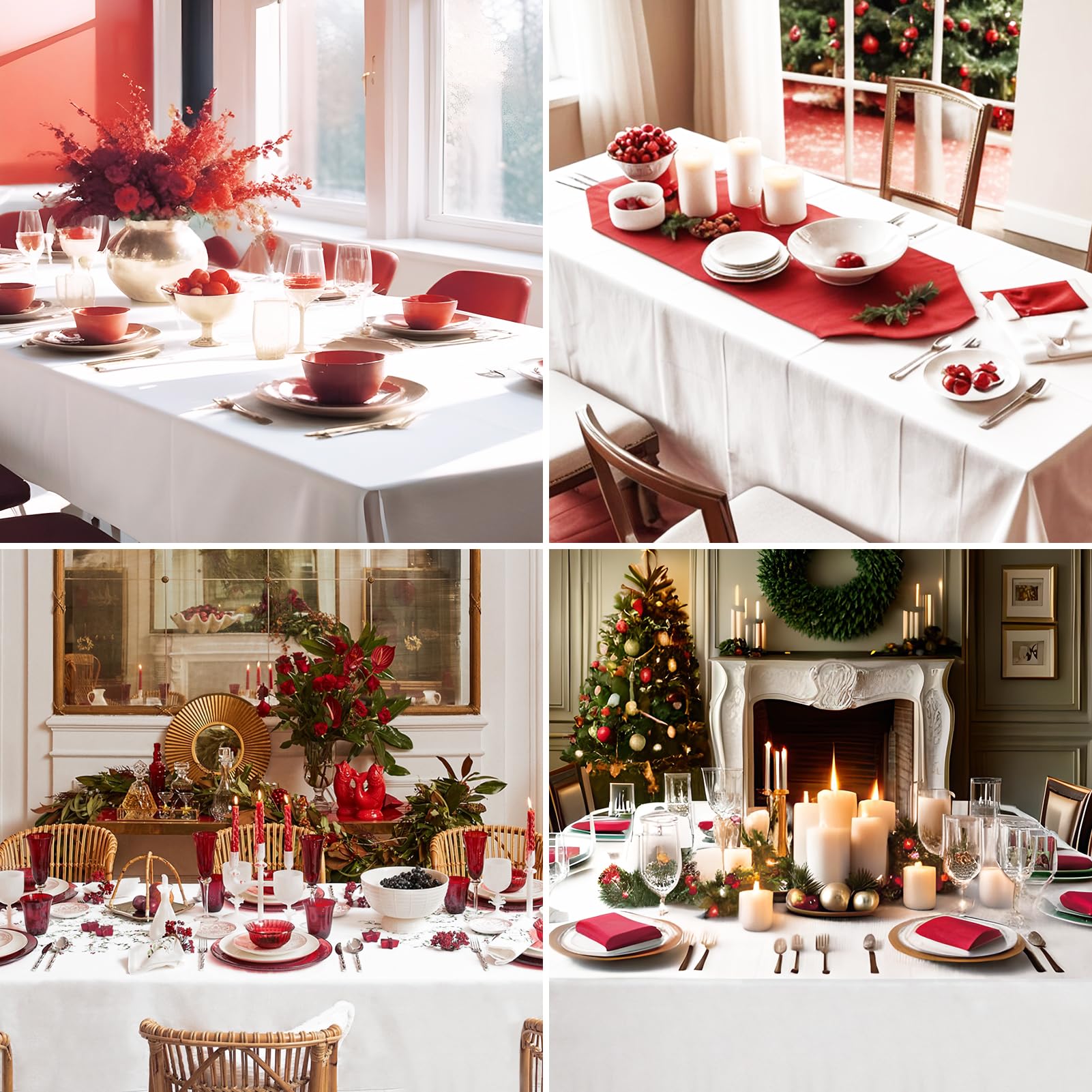 Mantel Aocoz para bodas y banquetes, protege la mesa.