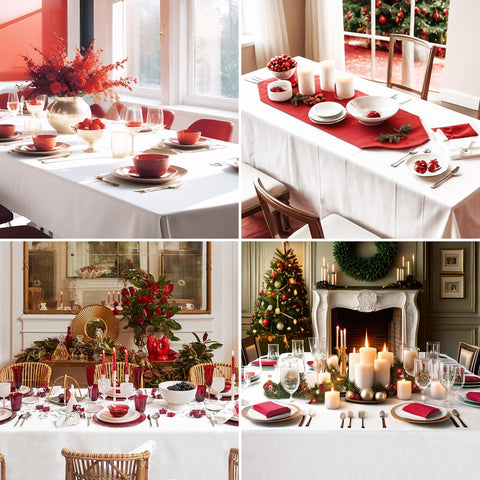 Mantel Aocoz para bodas y banquetes, protege la mesa.