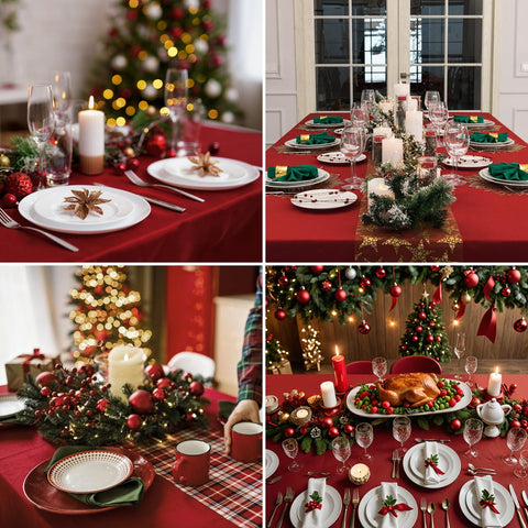 Mantel Aocoz lavable mantiene color y forma tras lavados.