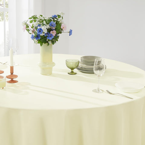 Mantel Aocoz para eventos, protege la mesa y crea ambiente cálido.
