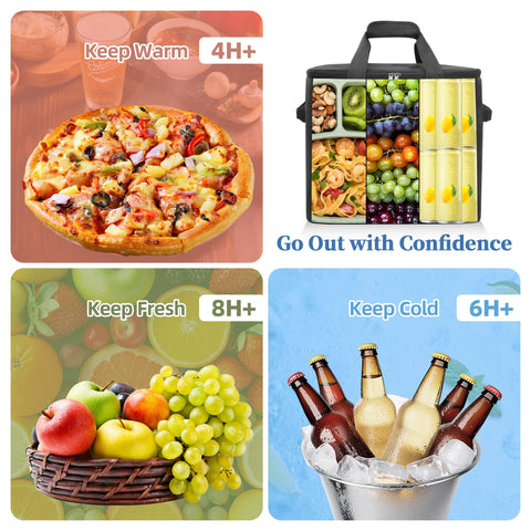 AODPWEN Bolsa diseño detallado Ninja Glass con cremallera doble y abrebotellas.