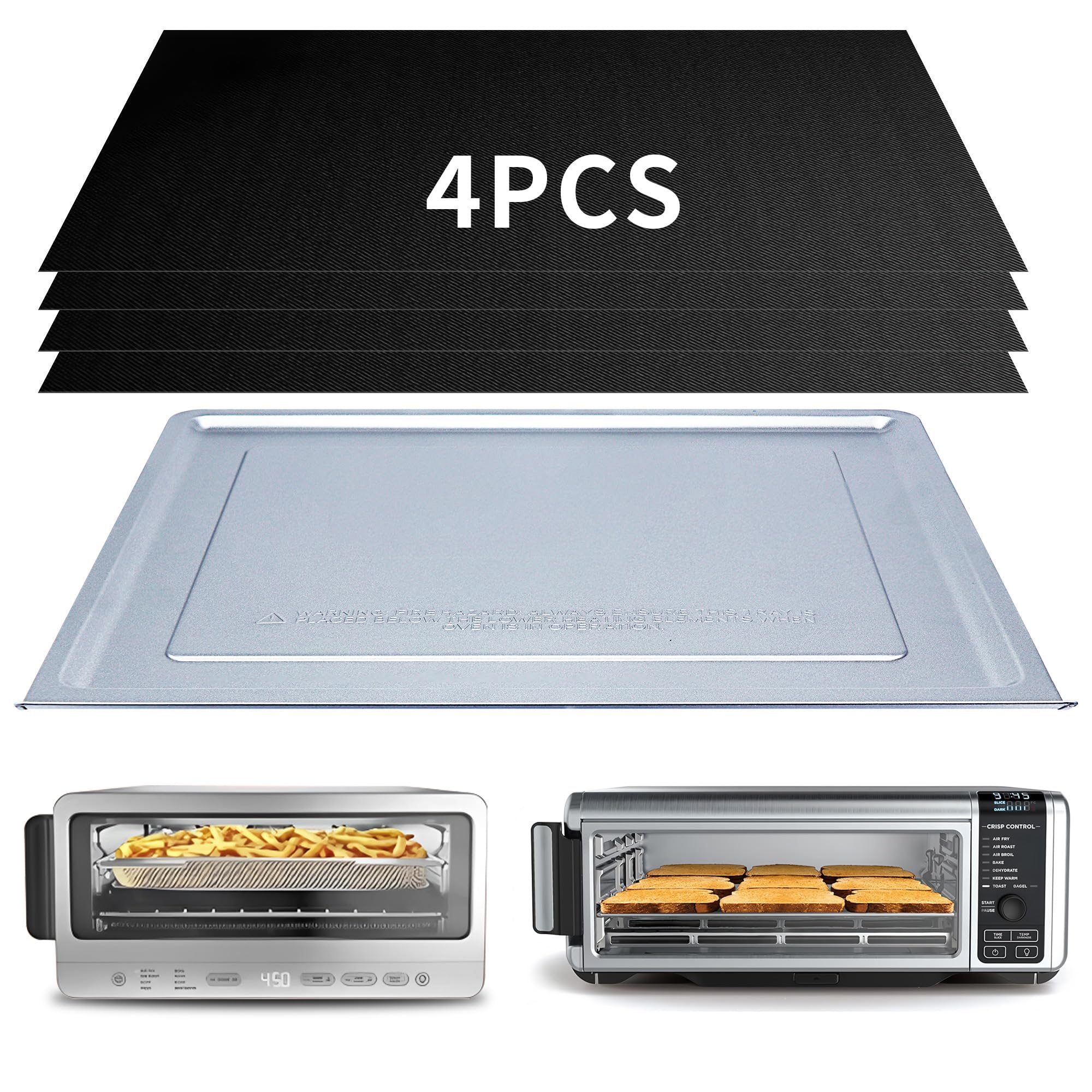 AODPWEN bandeja migas Ninja SP101, facilita limpieza rápida