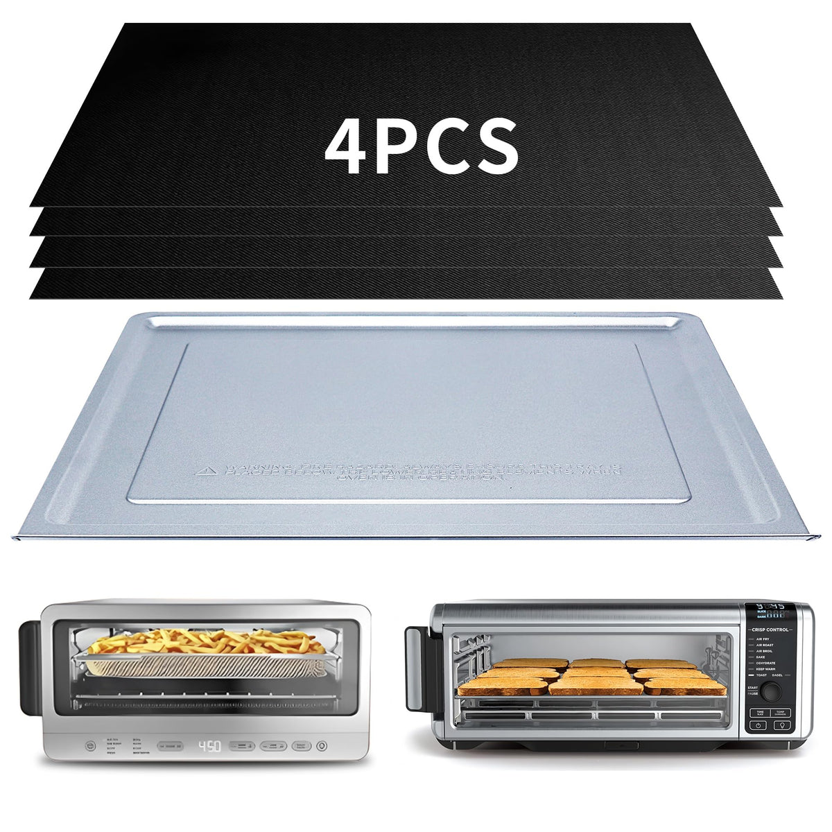 AODPWEN bandeja migas Ninja SP101, facilita limpieza rápida