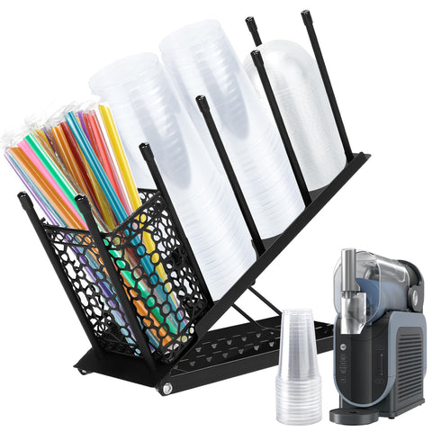 Porta tazas AODPWEN para Ninja Slushie con RapidChill facilita acceso rápido.