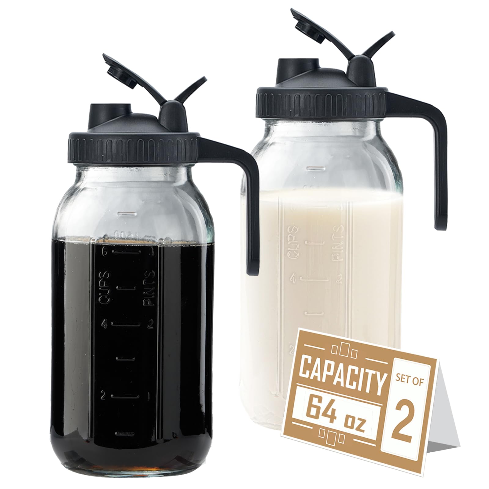 Jarra AoeJarry 64oz con tapa para bebidas caseras