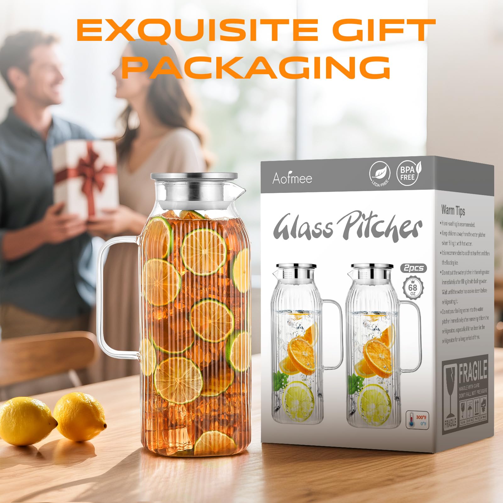Diseño elegante Aofmee con rayas, ideal para ocasiones especiales.