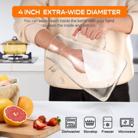 Jarra Aofmee con diseño elegante que encaja en cualquier mesa.