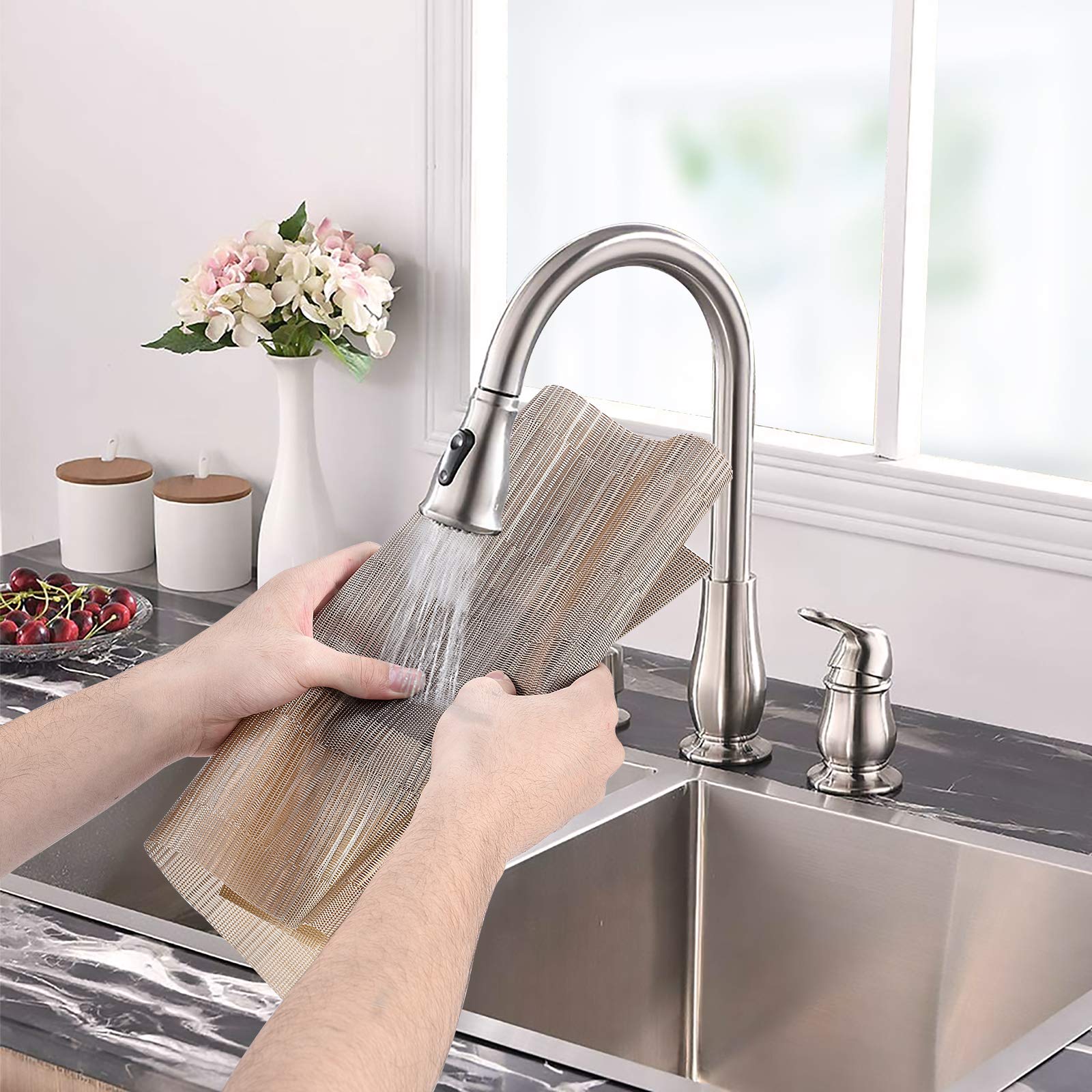 Manteles Aofmee: lavables en vinilo para limpieza rápida