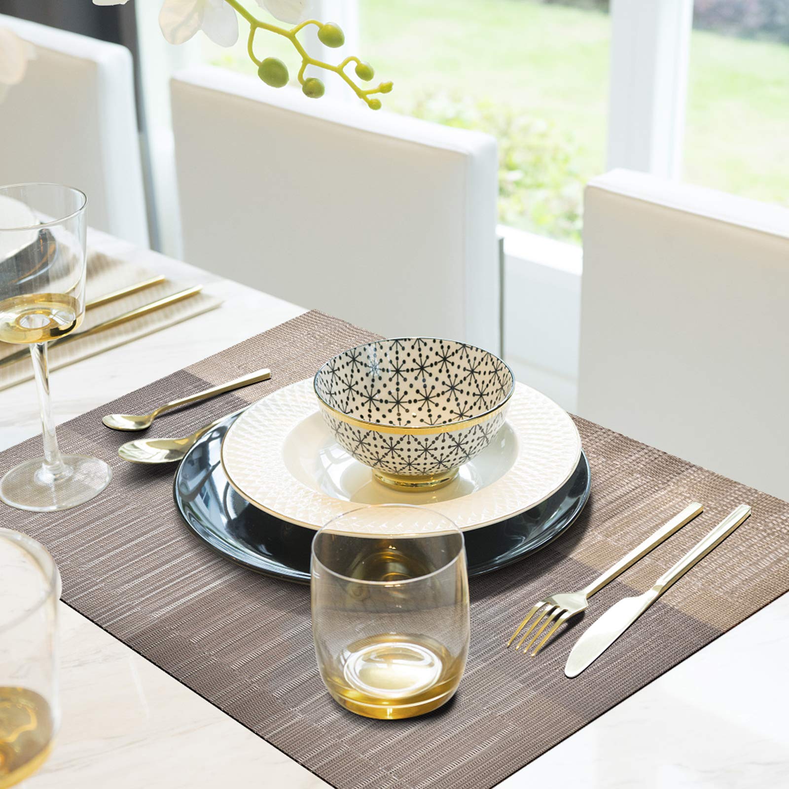 Manteles Aofmee: juego de 6 para comedor, picnic o fiestas