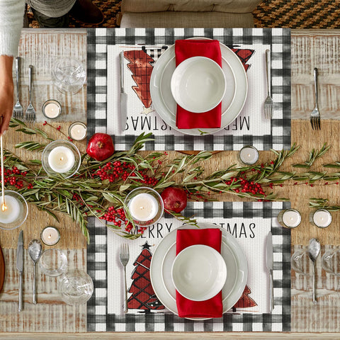 Aofmee salvamanteles navidad, diseño elegante para interior o exterior.