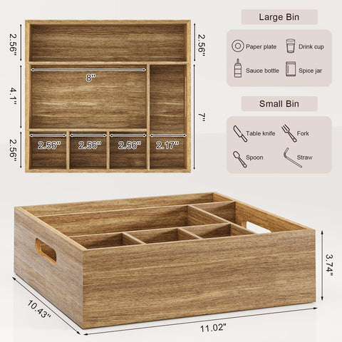 Madera de acacia suave y resistente de Aofure con acabado duradero.