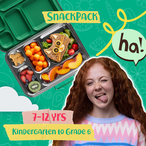 AOHEA bento espacioso verde con capacidad de 4 tazas para comidas.