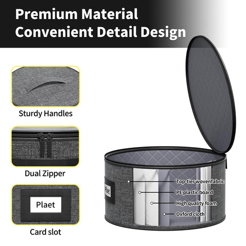 Aokeyee contenedores china: divisores ajustables para ordenar platos y tazas.
