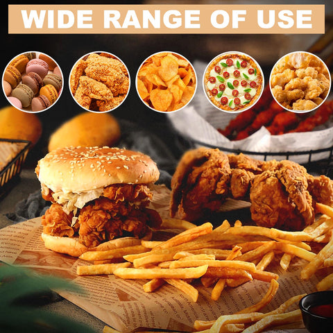 Uso multiusos AOKUOX para papas, hamburguesas y sándwiches.