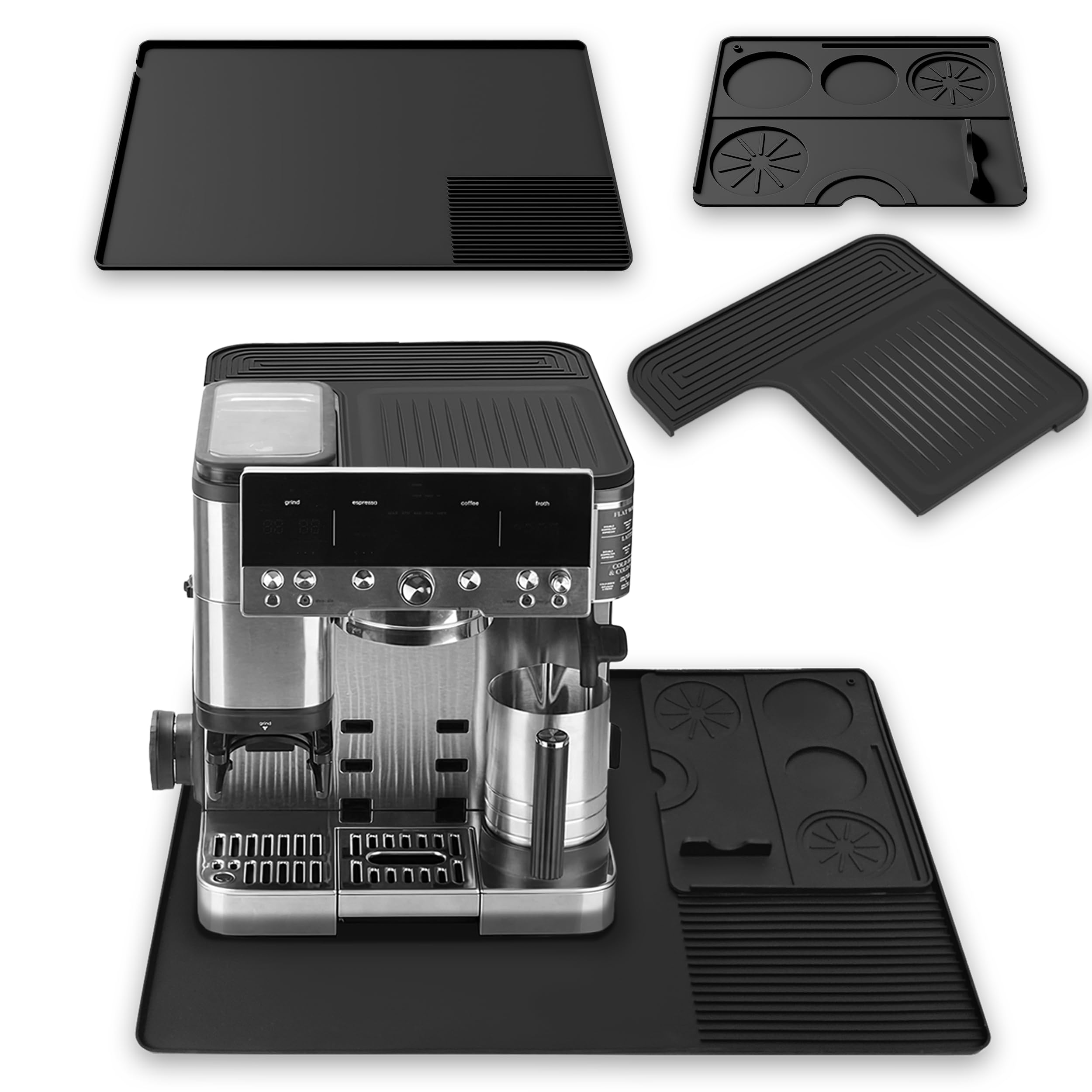 Aolaike mat de silicona para cafetera Ninja Luxe ES601/ES701, mat superior protege y facilita limpieza