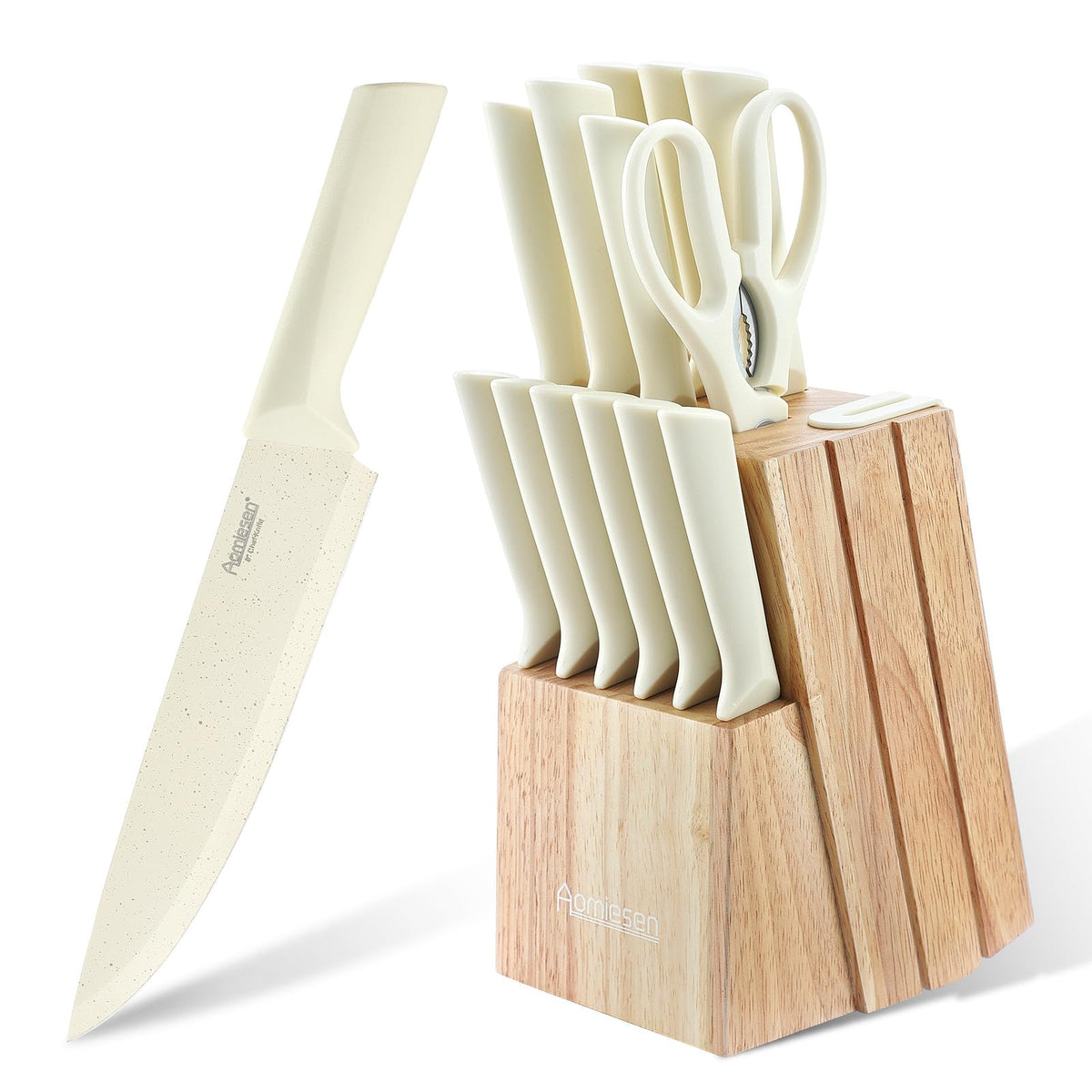 Cuchillo chef Aomiesen 8 pulgadas, filo preciso para tus recetas diarias.