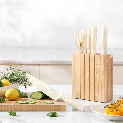 Cuchillo santoku Aomiesen de 7 pulgadas para verduras y carnes