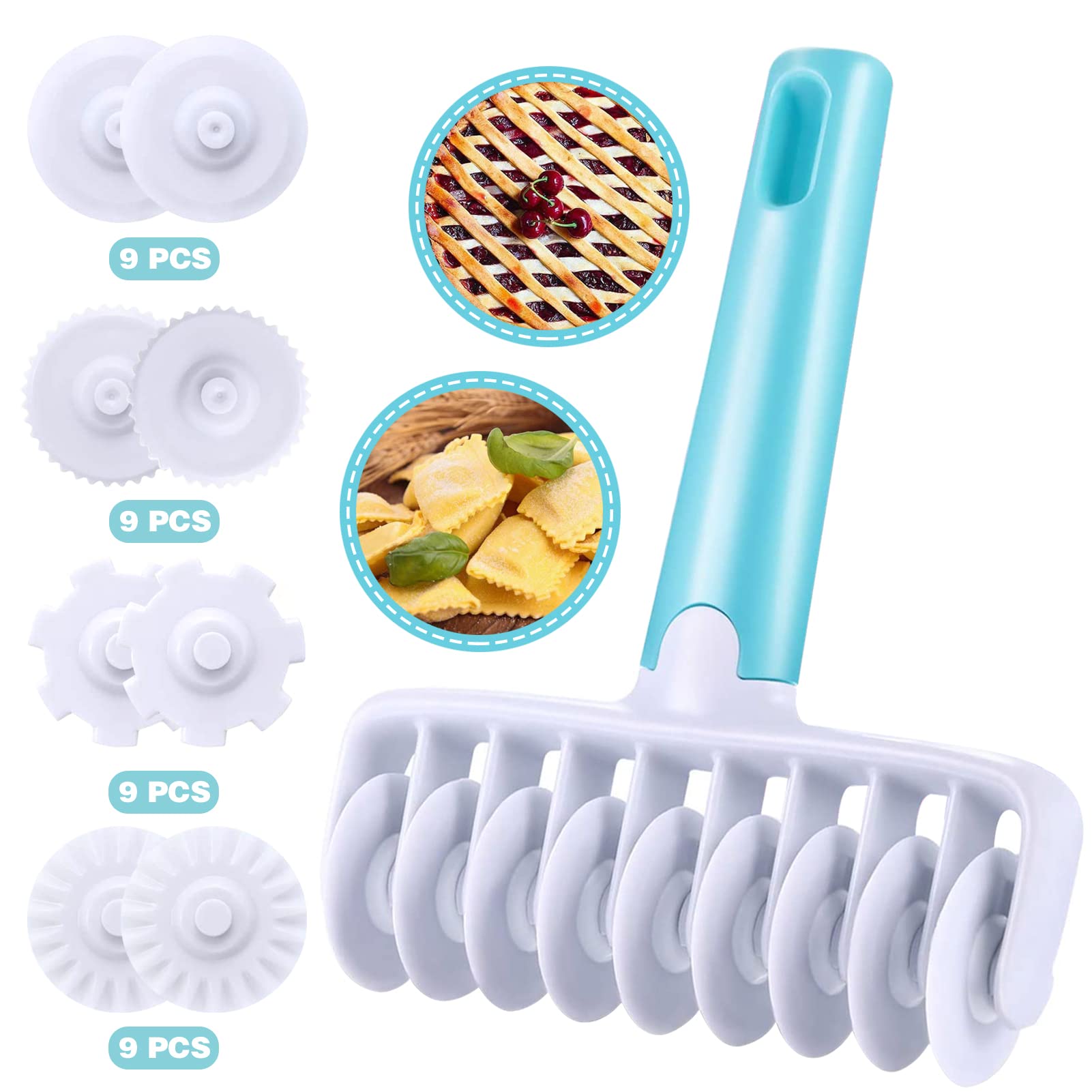 Aonagi rodillo masa rejilla: crea rejillas decorativas perfectas para pasteles.