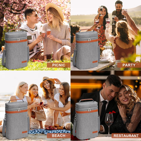 Aoonby uso versátil, útil como nevera portátil para picnic o viaje.