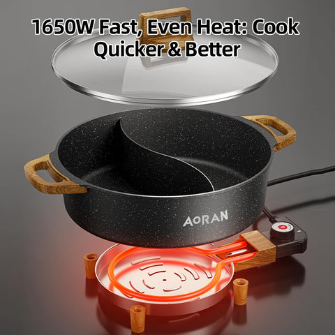 Cocción sin humo de AORAN Kitchen para platos aromáticos.