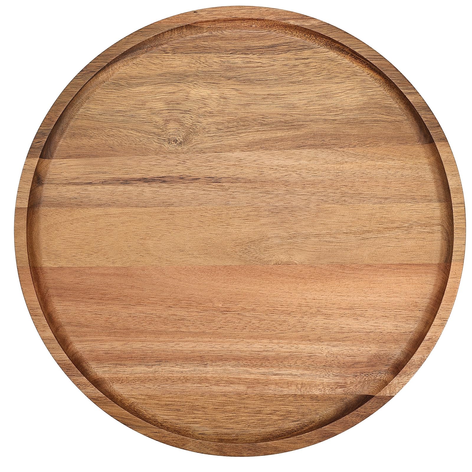 Bandeja redonda Aoravvik con veta natural ideal para joyería y velas