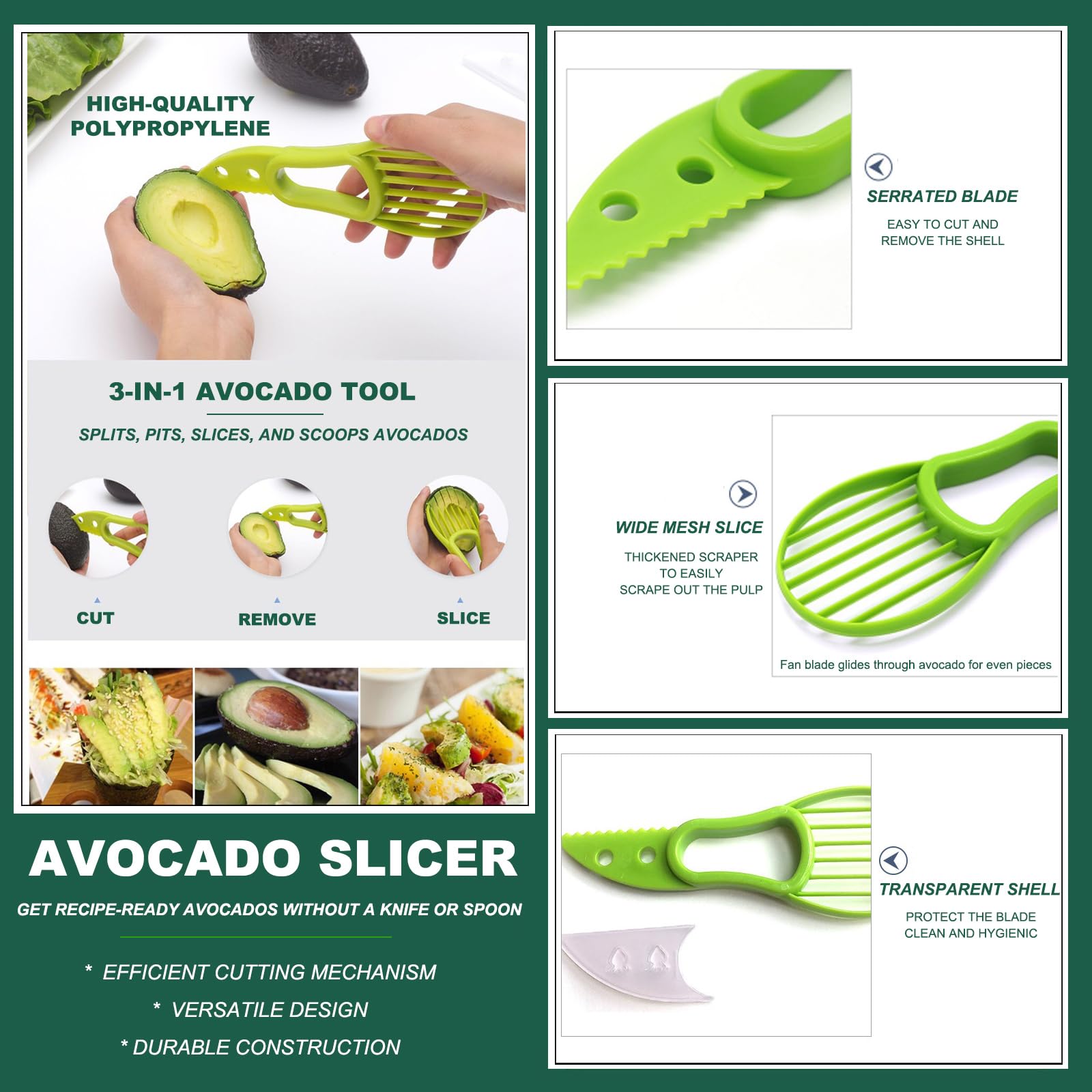 Aorplim Conservador de Aguacates para frescura en el frigorífico.