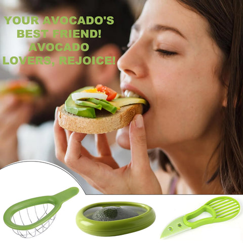 Aorplim Diseño ergonómico de utensilios de cocina para aguacates.