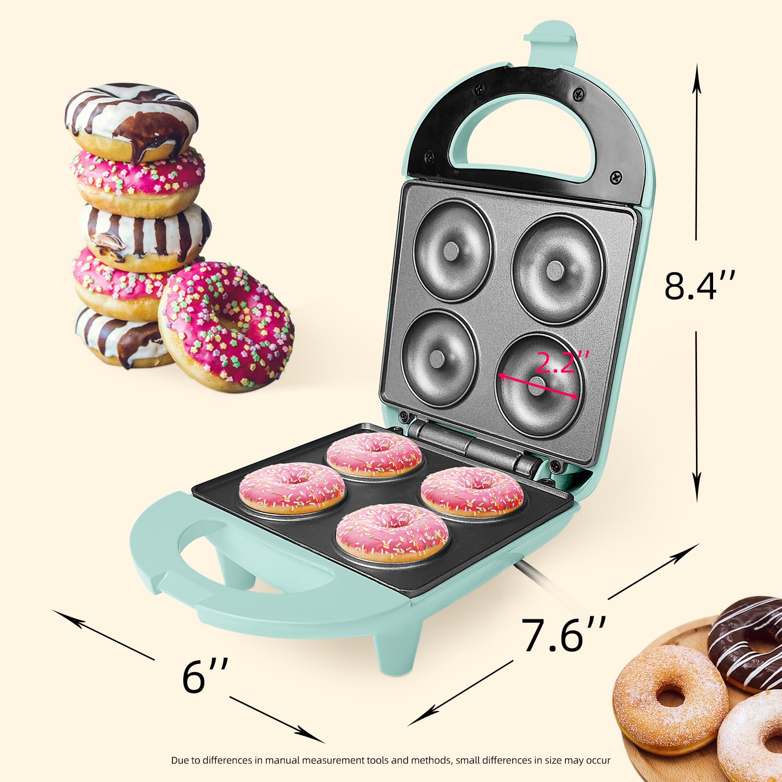 Aoruru mini donas para almacenamiento sencillo y uso rápido