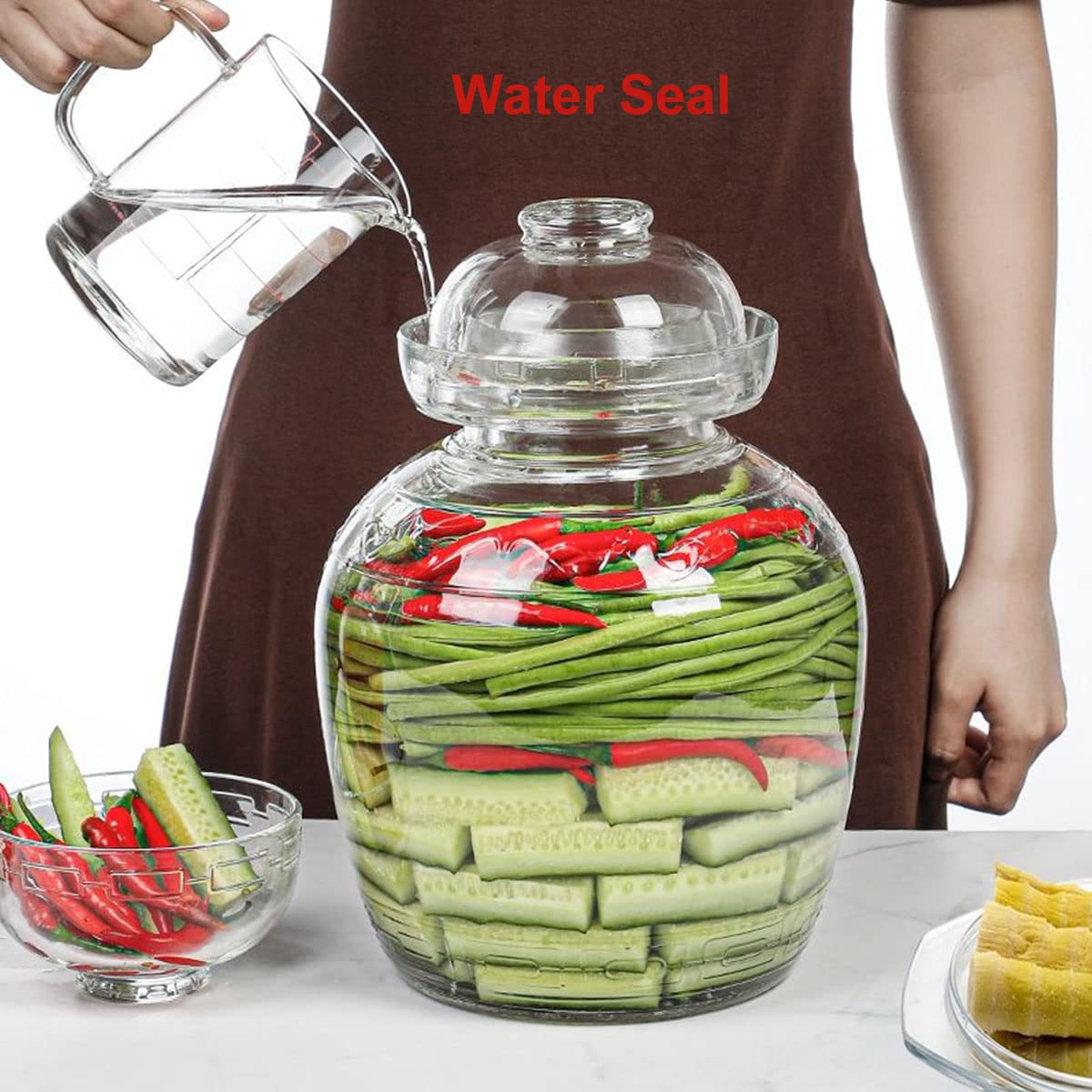 Frasco 2,5 L para kombucha y conservas con Aosnttol