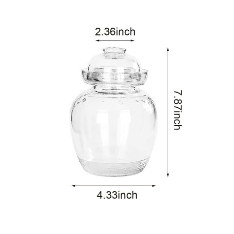 Aosnttol frasco vidrio fácil limpieza y mantenimiento sencillo para recetas caseras.