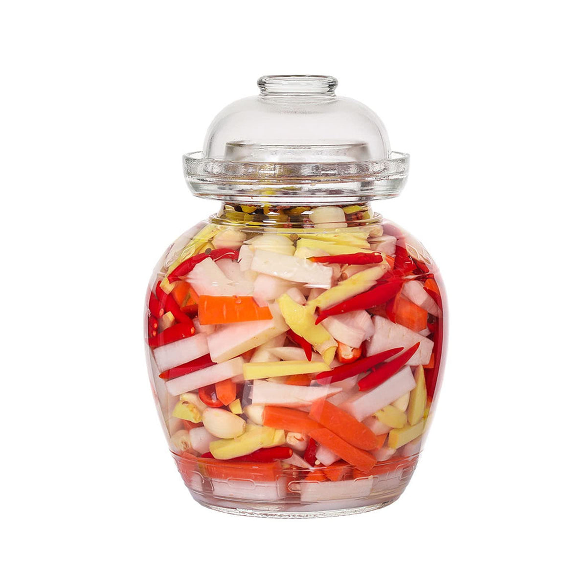 Aosnttol frasco vidrio fermentación 1.5l con tapa ideal para fermentación casera.