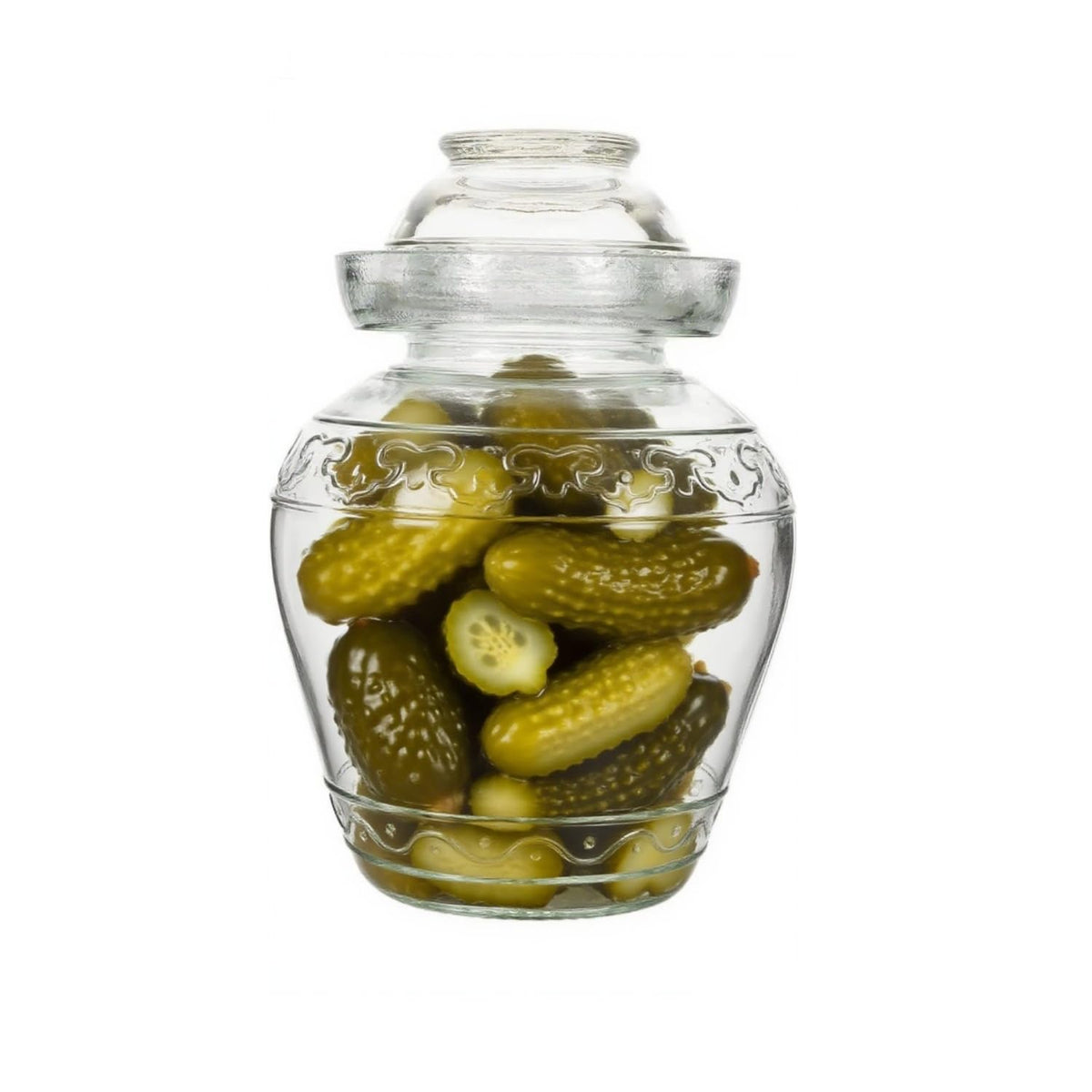 Aosnttol jarrón de fermentación 2-5L con tapa hermética para conservación