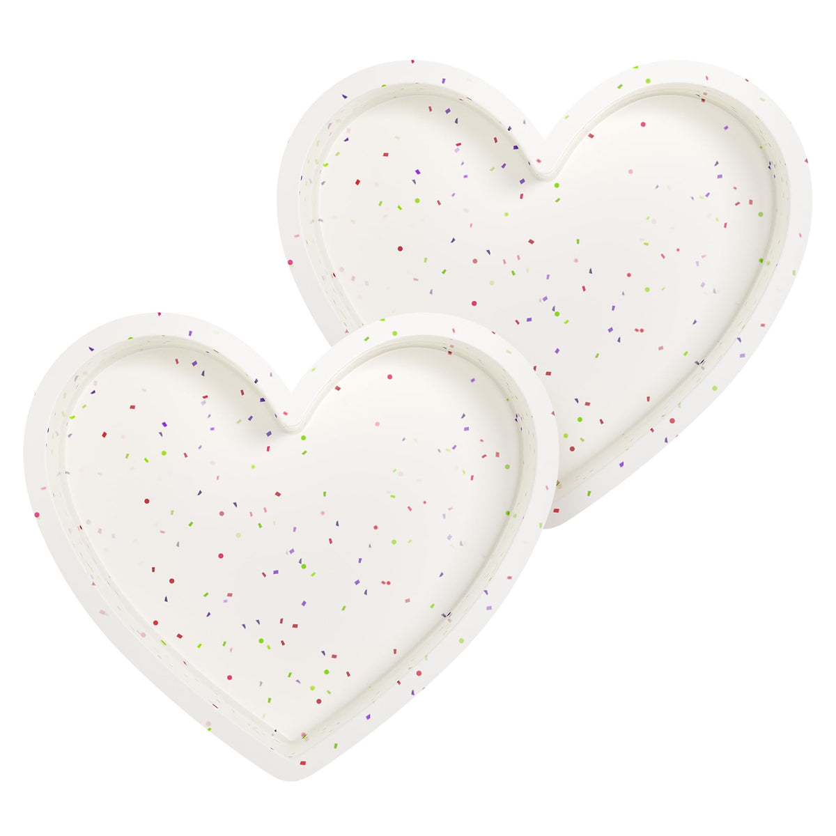 Moldes AOTASO de corazón en silicona 6 pulgadas, desmolde fácil gracias a antiadherente.