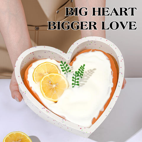 AOTASO molde corazón limpieza fácil, lavable a mano o lavavajillas.