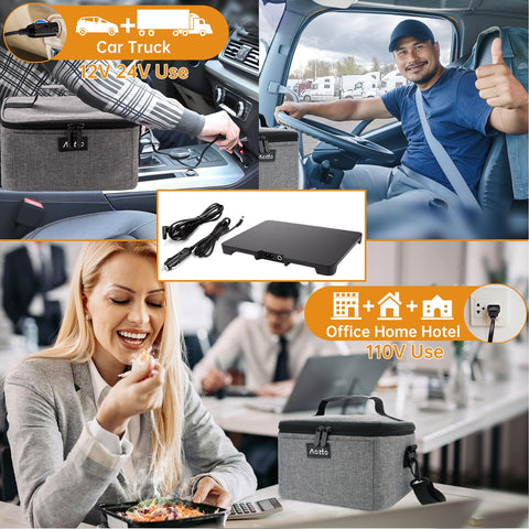 Aotto, calentador de comida 24V para camioneros y viajeros.