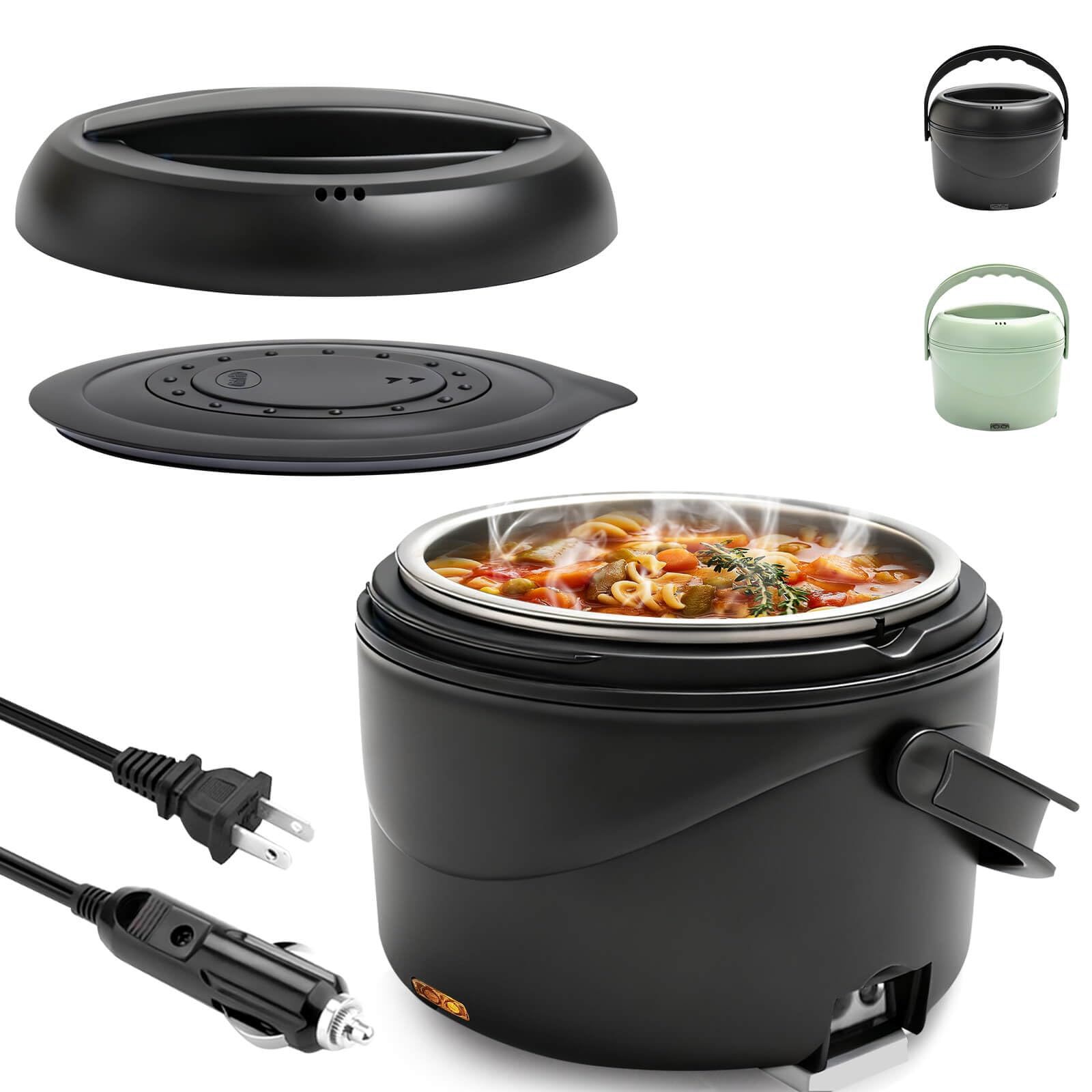 Aotto Lunchbox: capacidad de 40 oz para porciones generosas en casa o en el trabajo.