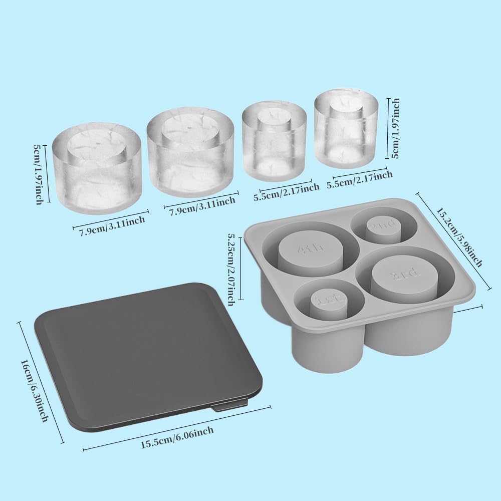 Aoxoa silicona alimentaria sin olor y libre de BPA para hielo seguro.