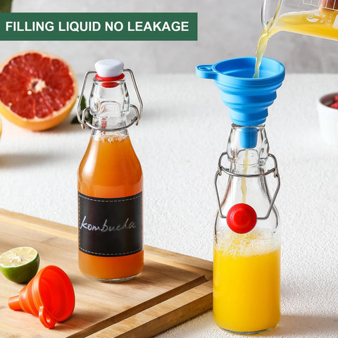 Botellas AOZITA para vainilla coquito y jugos en casa
