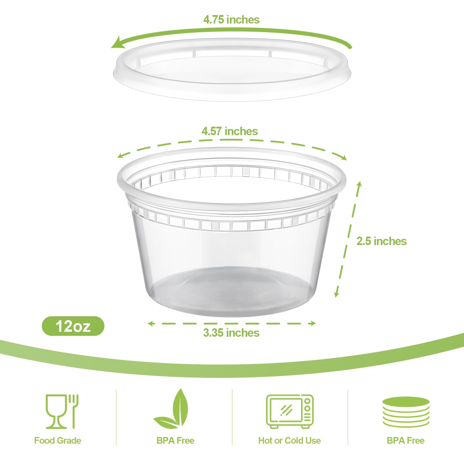 AOZITA diseño apilable para ahorrar espacio en la cocina