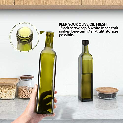 AOZITA embudo de acero inoxidable para rellenar sin goteos.