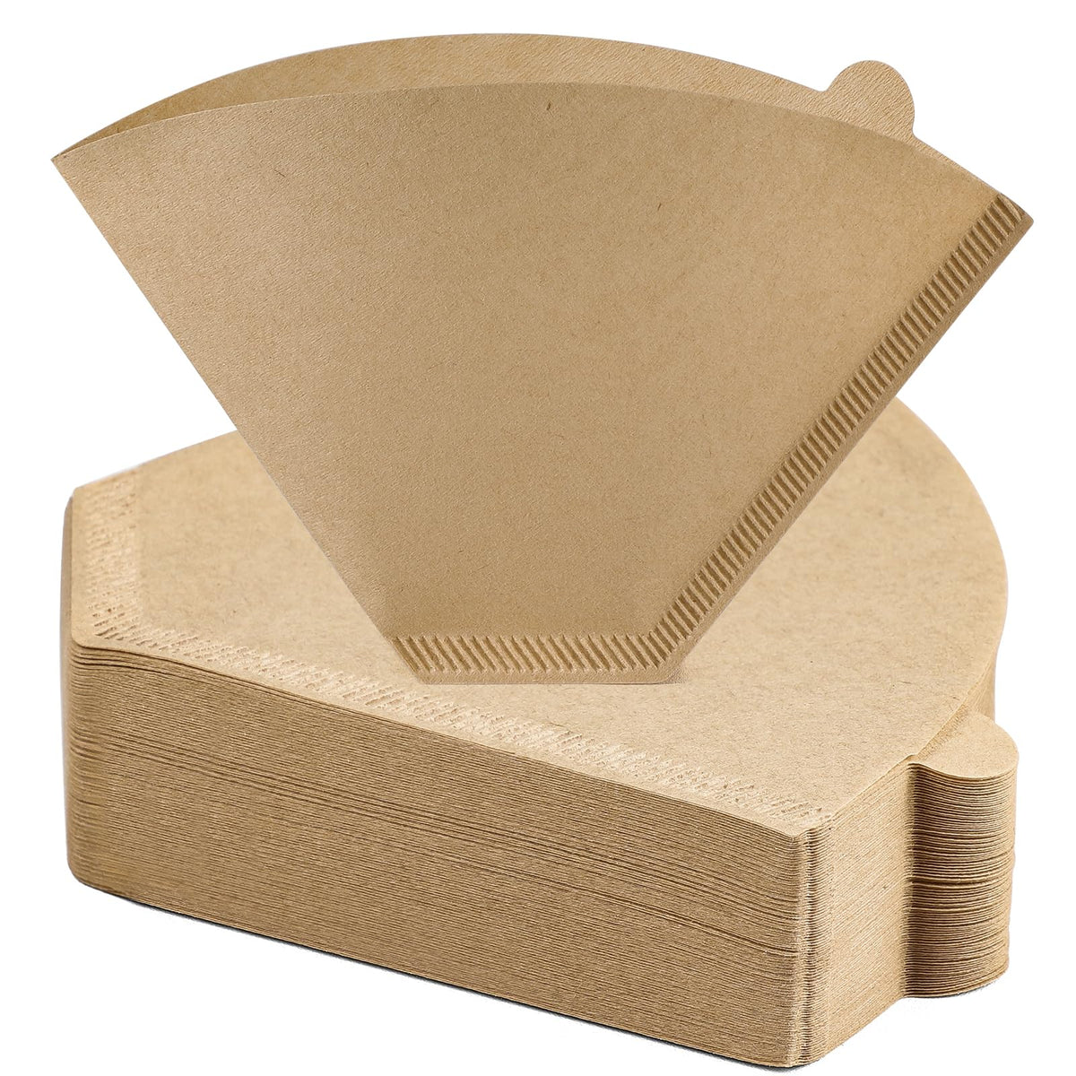 AOZITA filtros cono #4 para 8-12 tazas, fácil ajuste y sin desbordes
